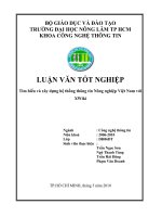 Tìm hiểu và xây dựng hệ thống thông tin Nông nghiệp Việt Nam với XWikI