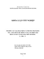 TÌM HIỂU CẤU TẠO, HOẠT ĐỘNG VÀ PHƯƠNG PHÁP KIỂM  TRA  CHẨN ĐOÁN HỆ THỐNG CUNG CẤP NHIÊN LIỆU  ĐỘNG CƠ G6CT 3.0 HYUNDAI TRÊN MÔ HÌNH   G  3004 – X 