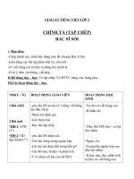 Giáo án Tiếng Việt 2 tuần 23 bài: Chính tả  Tập chép  Bác sĩ Sói. Phân biệt LN, ƯƠCƯƠT