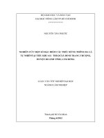   NGHIÊN CỨU MỘT SỐ ĐẶC ĐIỂM CẤU TRÚC RỪNG THÔNG BA LÁ  TỰ NHIÊNTẠI TIỂU KHU 611  THUỘCXÃ ĐINH TRANG THƯỢNG,  HUYỆN DI LINH TỈNH, LÂM ĐỒNG     