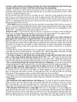 Tổng hợp bài soạn phần IV chương trình trung cấp chính trị- hành chính