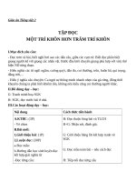 Giáo án Tiếng Việt 2 tuần 22 bài: Tập đọc  Một trí khôn hơn trăm trí khôn