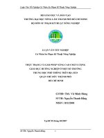 THỰC TRẠNG VÀ GIẢI PHÁP NÂNG CAO CHẤT LƯỢNG   GIÁO DỤC HƯỚNG NGHIỆP Ở MỘT SỐ TRƯỜNG   TRUNG HỌC PHỔ THÔNG TRÊN ĐỊA BÀN   QUẬN THỦ ĐỨC THÀNH PHỐ   HỒ CHÍ MINH   