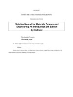 Download PDF solution manual for materials science and engineering an introduction 9th edition by callister 