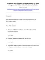 Test bank for basic statistics for business and economics 8th edition by lind marchal and wathen  