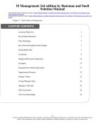 M management 3rd edition by bateman and snell solution manual 