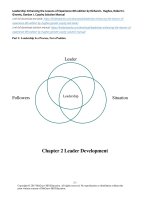 Leadership enhancing the lessons of experience 8th edition by hughes ginnett curphy solution manual 