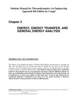 Download solution manual for thermodynamics an engineering approach 8th edition by cengel 