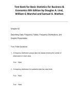 Link full download test bank for basic statistics for business and economics 8th edition by lind marchal and wathen