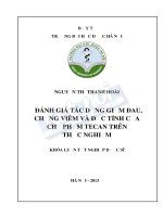 Đánh giá tác dụng giảm đau, chống viêm và độc tính của chế phẩm tecan trên thực nghiệm 