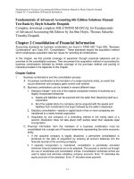 Link download solutions manual for fundamentals of advanced accounting 6th hoyle 