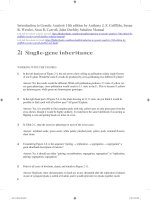 Introduction to genetic analysis 11th edition by griffiths wessler carroll doebley solution manual 