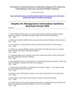 Test bank for business driven information systems 5th edition by baltzan and phillips 