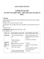 Giáo án Tiếng Việt 2 tuần 21 bài: Luyện từ và câu  Mở rộng vốn từ: từ ngữ về chim chóc