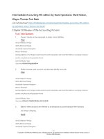 Intermediate accounting 9th edition by spiceland nelson thomas test bank 