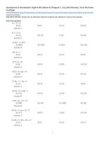 Introductory and intermediate algebra 6th edition by lial hornsby mcginnis test bank 