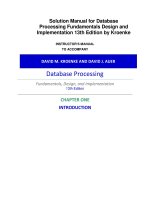 Link download solution manual for database processing fundamentals design and implementation 13th edition by kroenke 