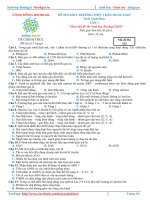 THPT trần hưng đạo   vĩnh phúc   lần 1 