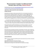 Macroeconomics canadian 1st edition by karlan morduch alam and wong solution manual 