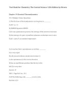 Link download test bank for chemistry the central science 12th edition by brown 