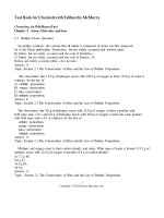 Download PDF test bank for chemistry 6th edition by mcmurry 