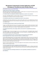 Management fundamentals concepts applications and skill development 7th edition by lussier solution manual 