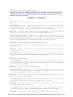 Image processing and analysis 1st edition by birchfield solution manual 