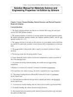 Download PDF solution manual for materials science and engineering properties 1st edition by gilmore 