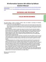 M information systems 4th edition by baltzan solution manual 