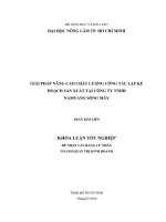   GIẢI PHÁP NÂNG CAO CHẤT LƯỢNG CÔNG TÁC LẬP KẾ  HOẠCH SẢN XUẤT TẠI CÔNG TY TNHH  NAMYANG SÔNG MÂY 