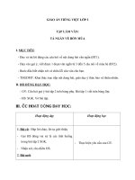 Giáo án Tiếng Việt 2 tuần 20 bài: Tập làm văn  Tả ngắn về bốn mùa