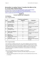 Intermediate accounting volume 2 canadian 2nd edition by lo fisher solution manual 