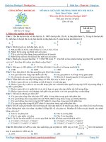 KSCL giữa học kỳ 1 THPT bùi thị xuân TT  huế 