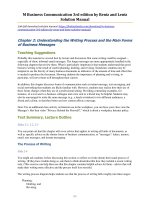 M business communication 3rd edition by rentz and lentz solution manual 