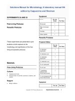 Solutions manual for microbiology a laboratory manual 9th edition by cappuccino and sherman download 