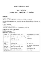 Giáo án Tiếng Việt 2 tuần 21 bài: Kể chuyện  Chim sơn ca và bông cúc trắng