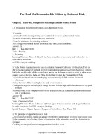 Download test bank for economics 5th edition by r  glenn hubbard and anthony p  ou2019brien 
