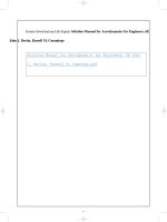 Solution manual for aerodynamics for engineers 6e john j  bertin russell m  cummings 2 