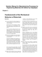 Link full download solution manual for manufacturing processes for engineering materials 5th edition by kalpakjian 