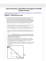 Macroeconomics 2nd edition by krugman and wells solution manual 