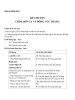 Giáo án Tiếng Việt 2 tuần 21 bài: Kể chuyện  Chim sơn ca và bông cúc trắng