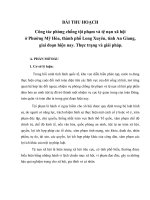 Đề tài công tác phòng chống tội phạm và tệ nạn xã hội