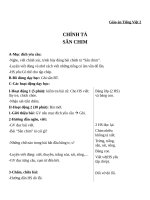 Giáo án Tiếng Việt 2 tuần 21 bài: Chính tả  Nghe  viết: Sân chim. Phân biệt TRCH, UÔTUÔC