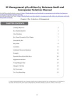 M management 4th edition by bateman snell and konopaske solution manual 