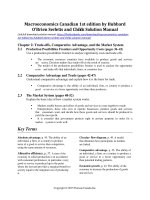 Macroeconomics canadian 1st edition by hubbard OBrien serletis and childs solution manual 