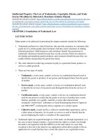 Intellectual property the law of trademarks copyrights patents and trade secrets 5th edition by bouchoux solution manual 