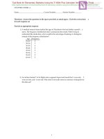 Test bank for elementary statistics using the TI 8384 plus calculator 3rd edition by triola 