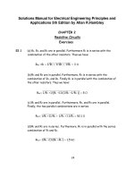 Solutions manual for electrical engineering principles and applications 5th edition by hambley download 