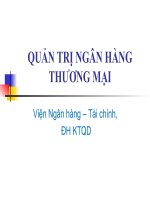 BÀI GIẢNG QUẢN TRỊ NGÂN HÀNG THƯƠNG MAỊ 1