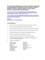 An introduction to management science quantitative approaches to decision making 14th edition by anderson sweeney williams camm cochran fry ohlmann solution manual 